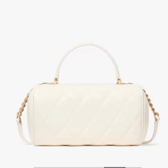 KATE SPADE HEART TO HEART 3D HEART BARREL QUILTED CROSSBODY MERINGUE  NWT $429 - Picture 5 of 8